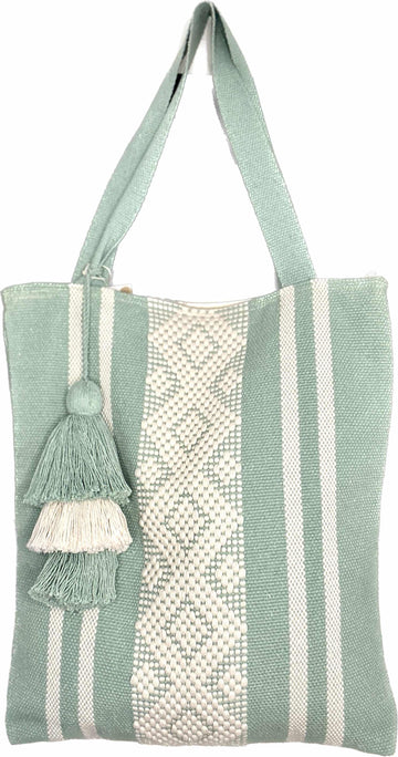Large Marina bag dust green