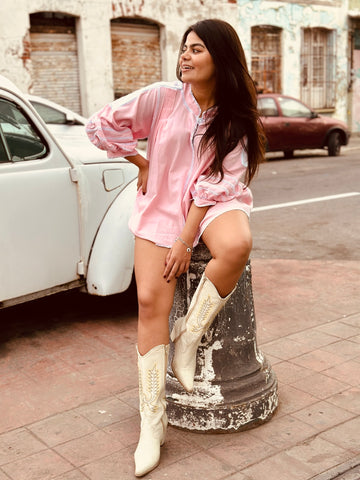 odilia blouse pink