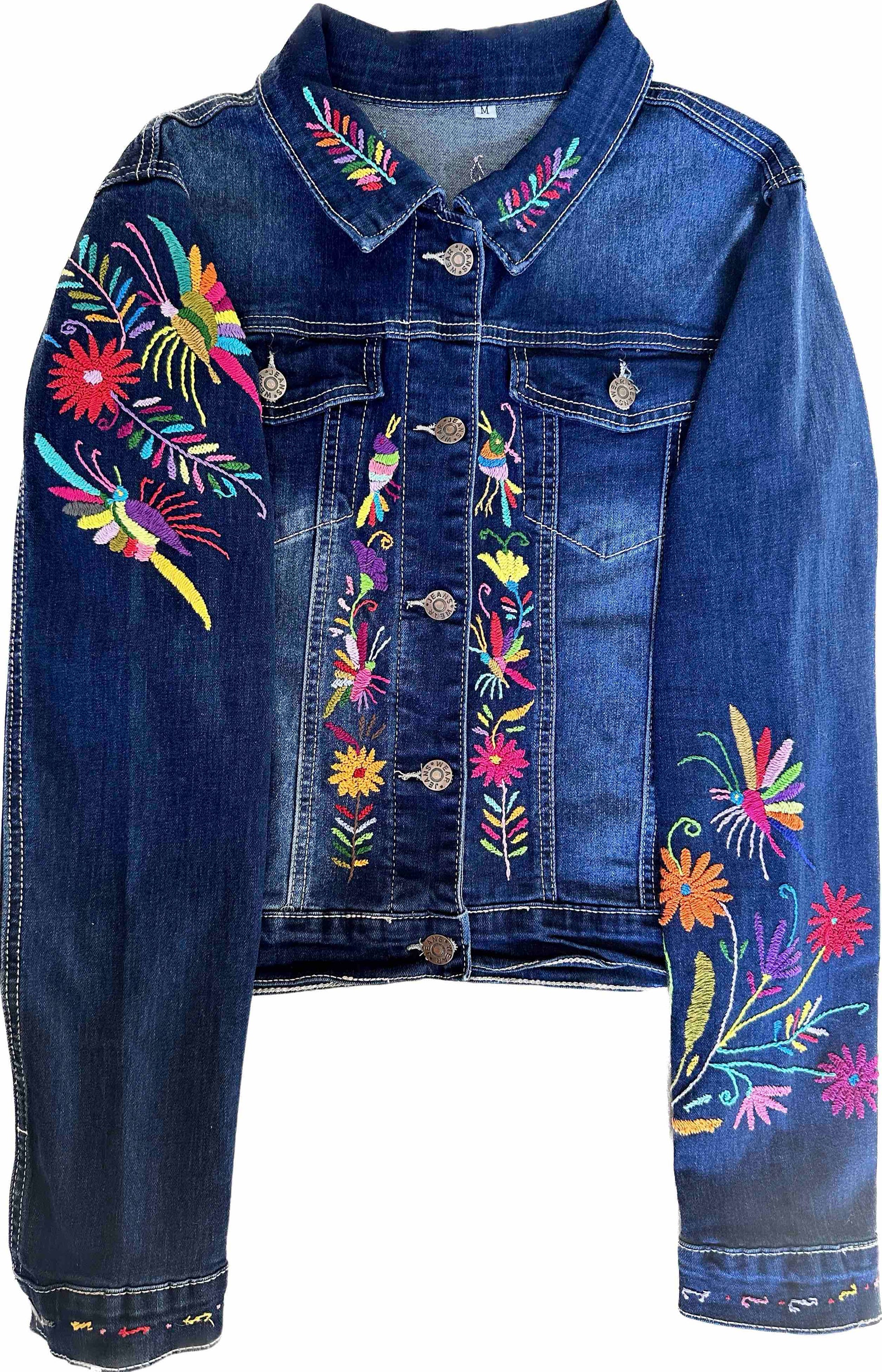 Tenango Denim Jacket  M arms
