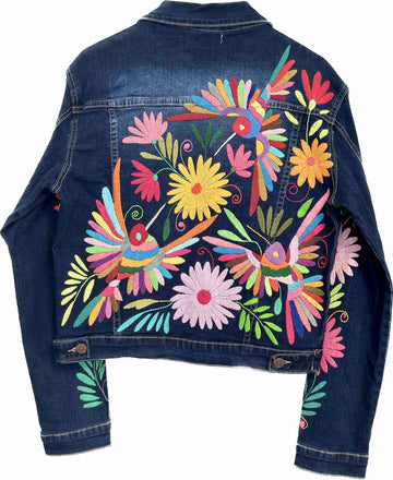 Tenango Denim Jacket  darl XL back