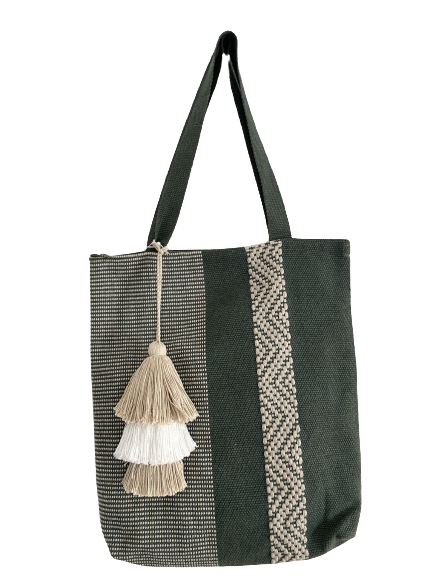 Large Marina bag pale green