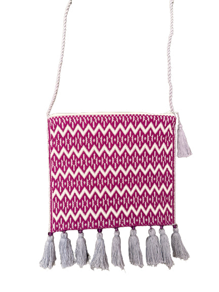 Ofelia bag grey and purple