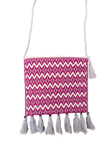Ofelia bag grey and purple