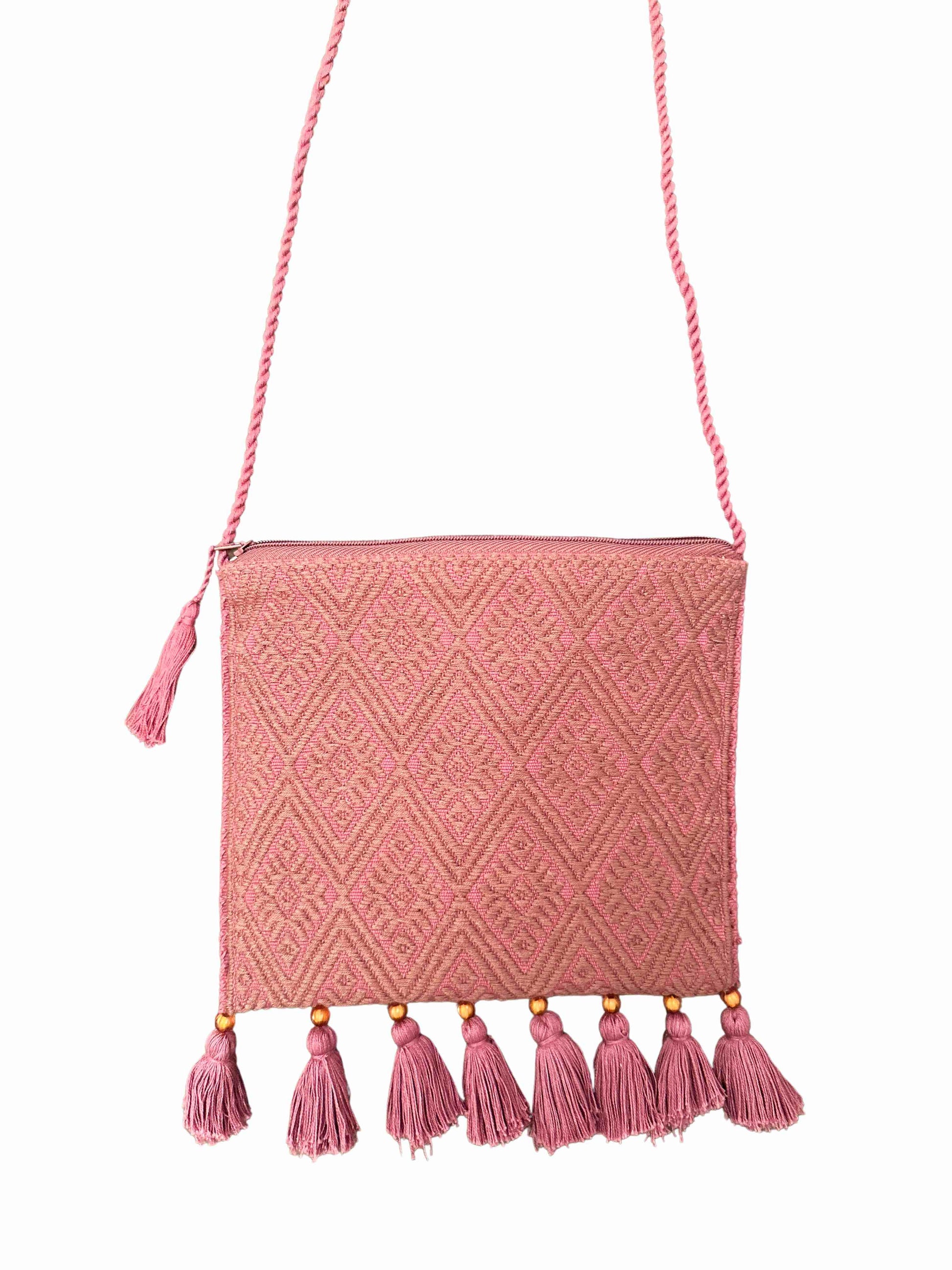 Ofelia bag pale pink and brown
