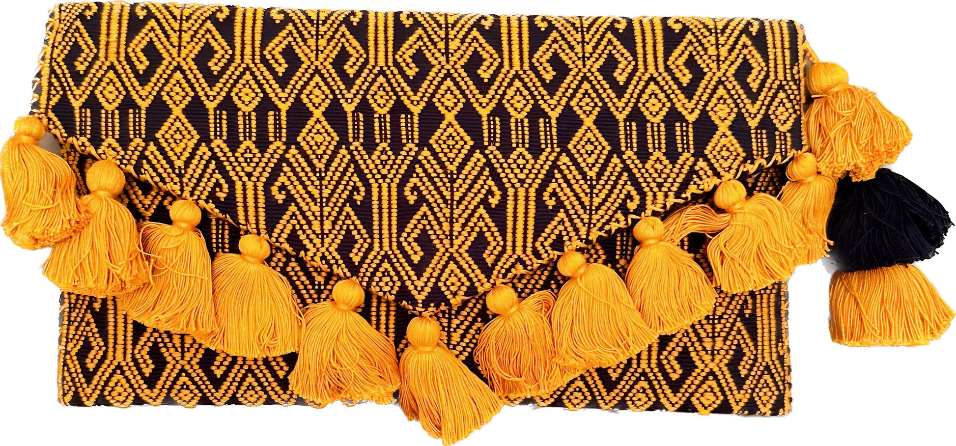 Ofelia clutch bag gold black