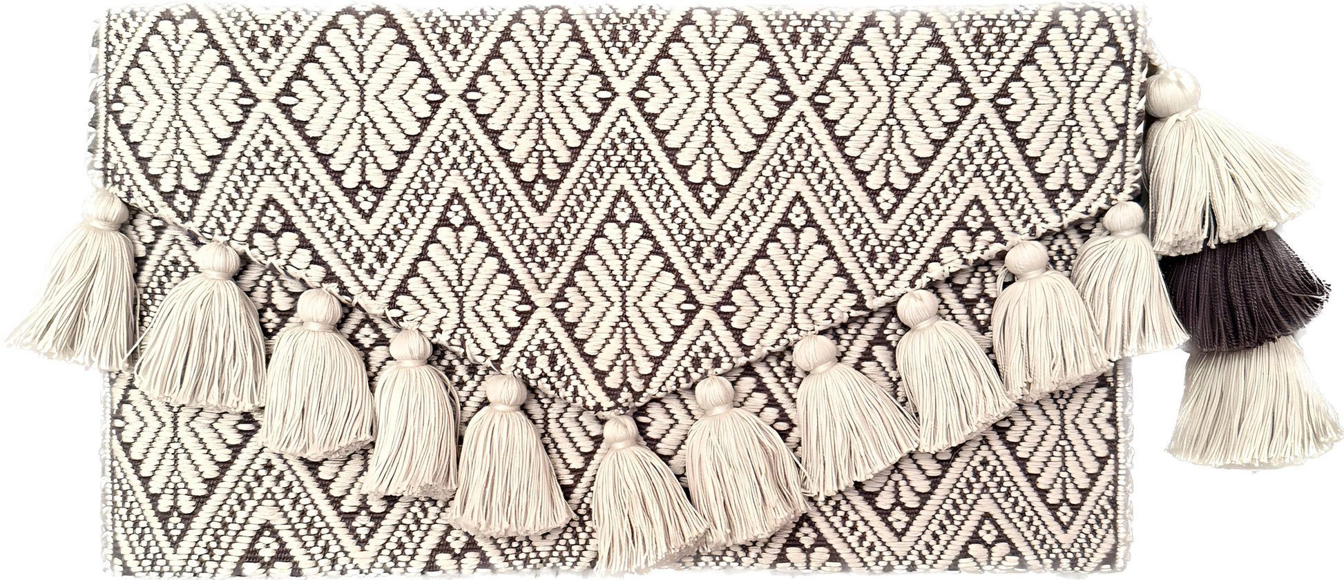 ofelia clutch bag grey