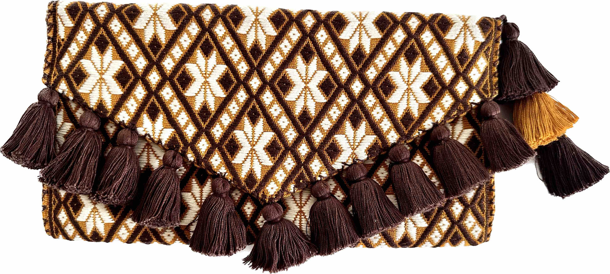 Ofelia clutch bag brown