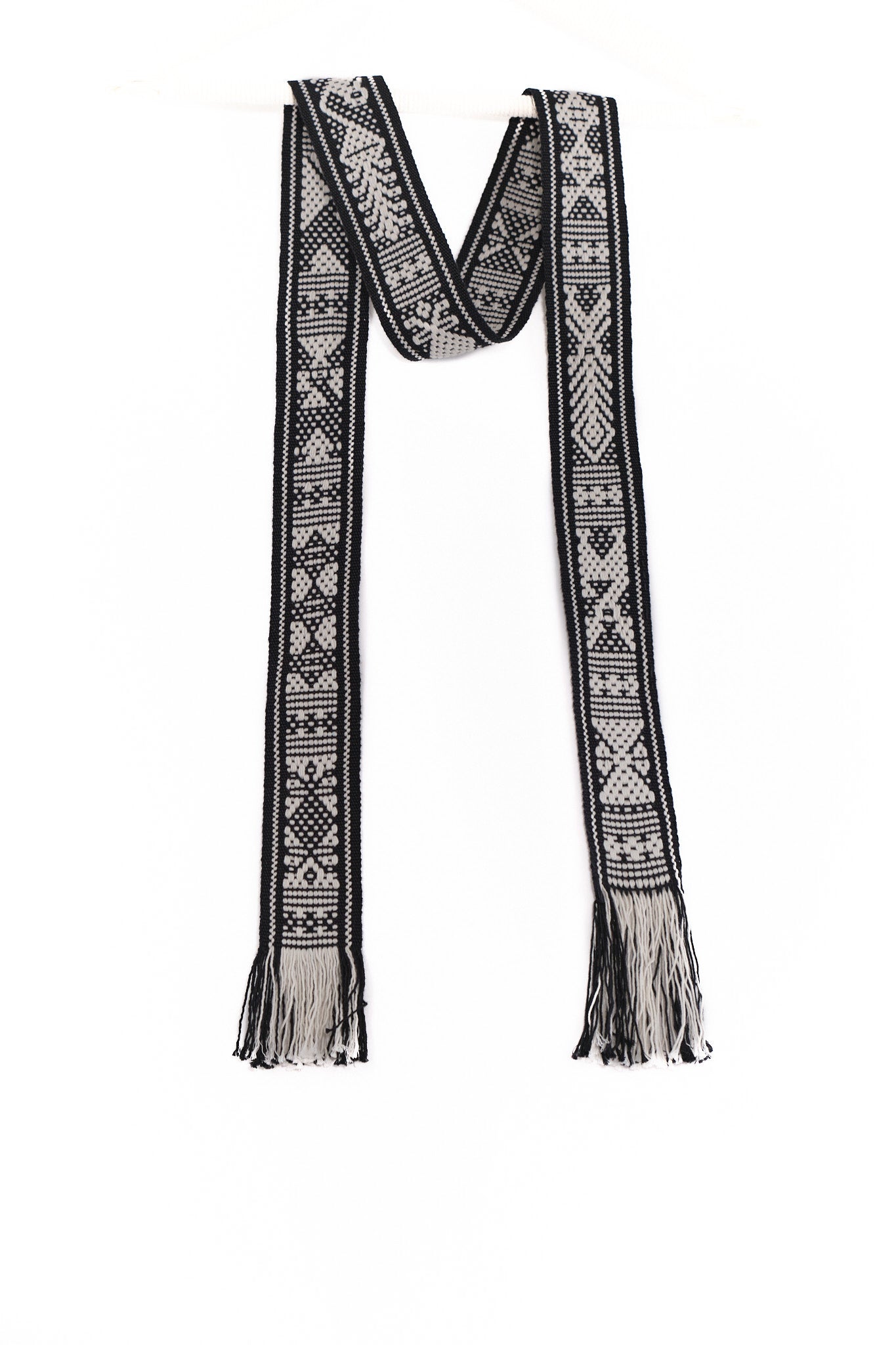 Santo Tomas Belt style 13 black and white