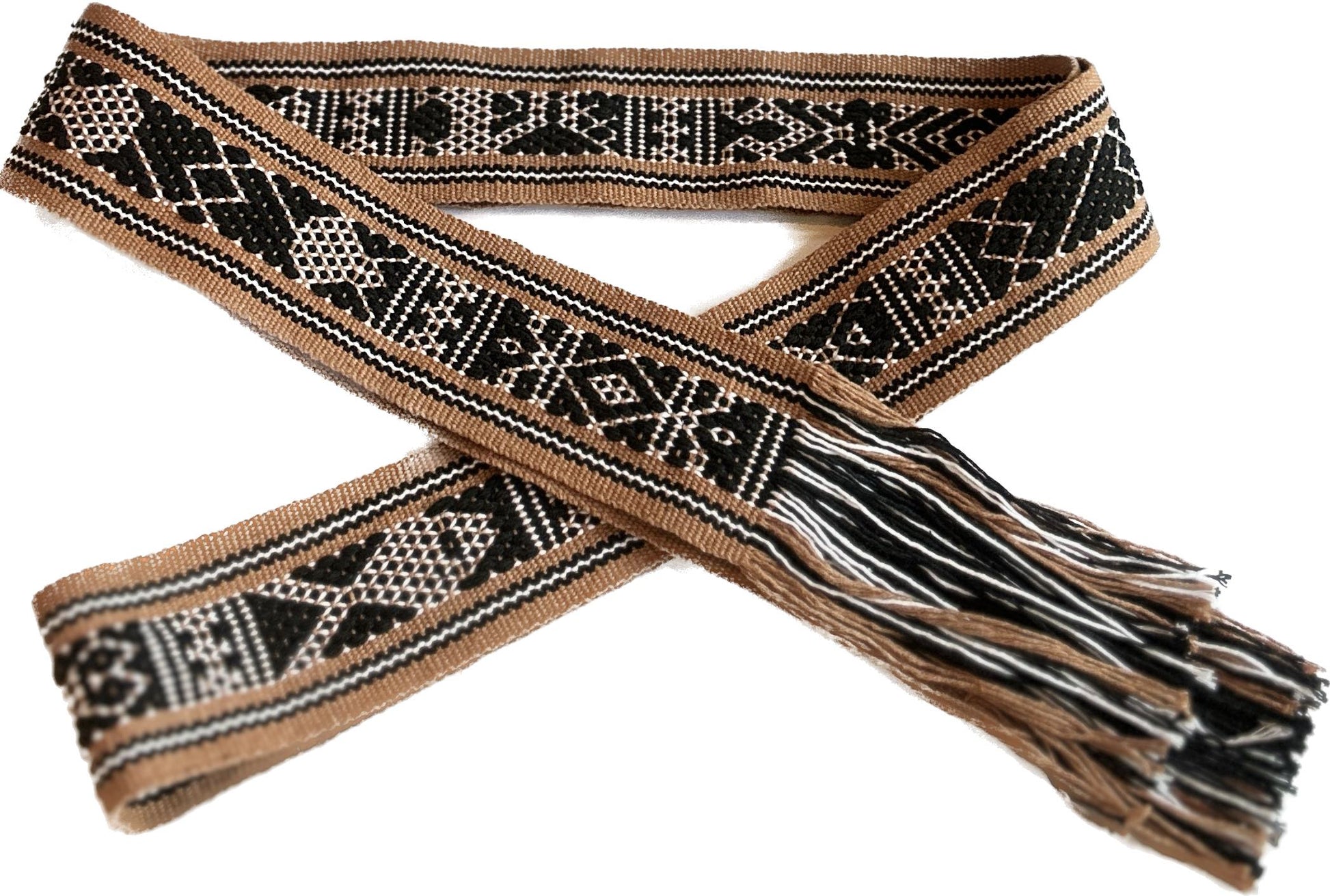 belt santo tomas black and coffee