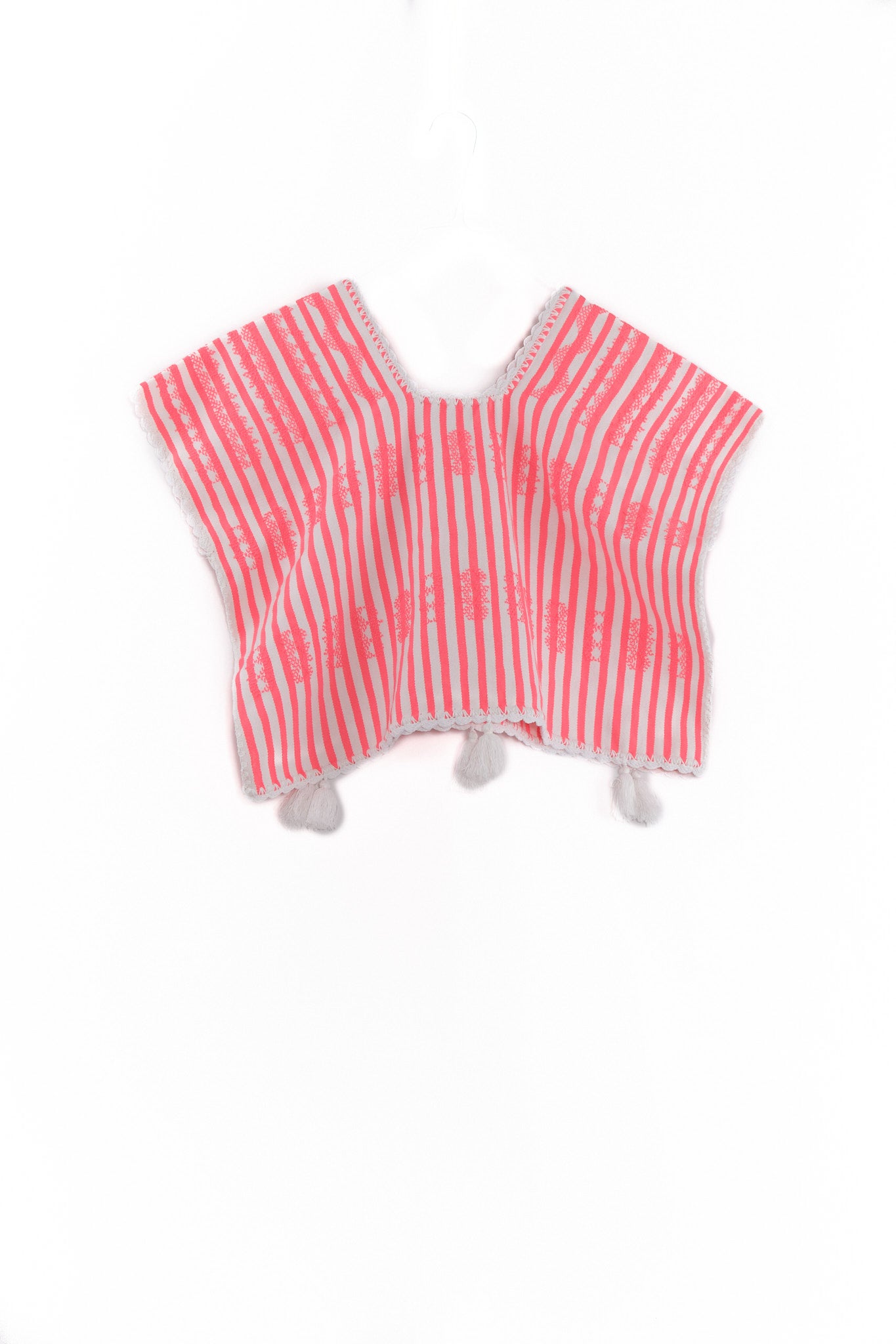Huipil Crop Top San Juan pink garment