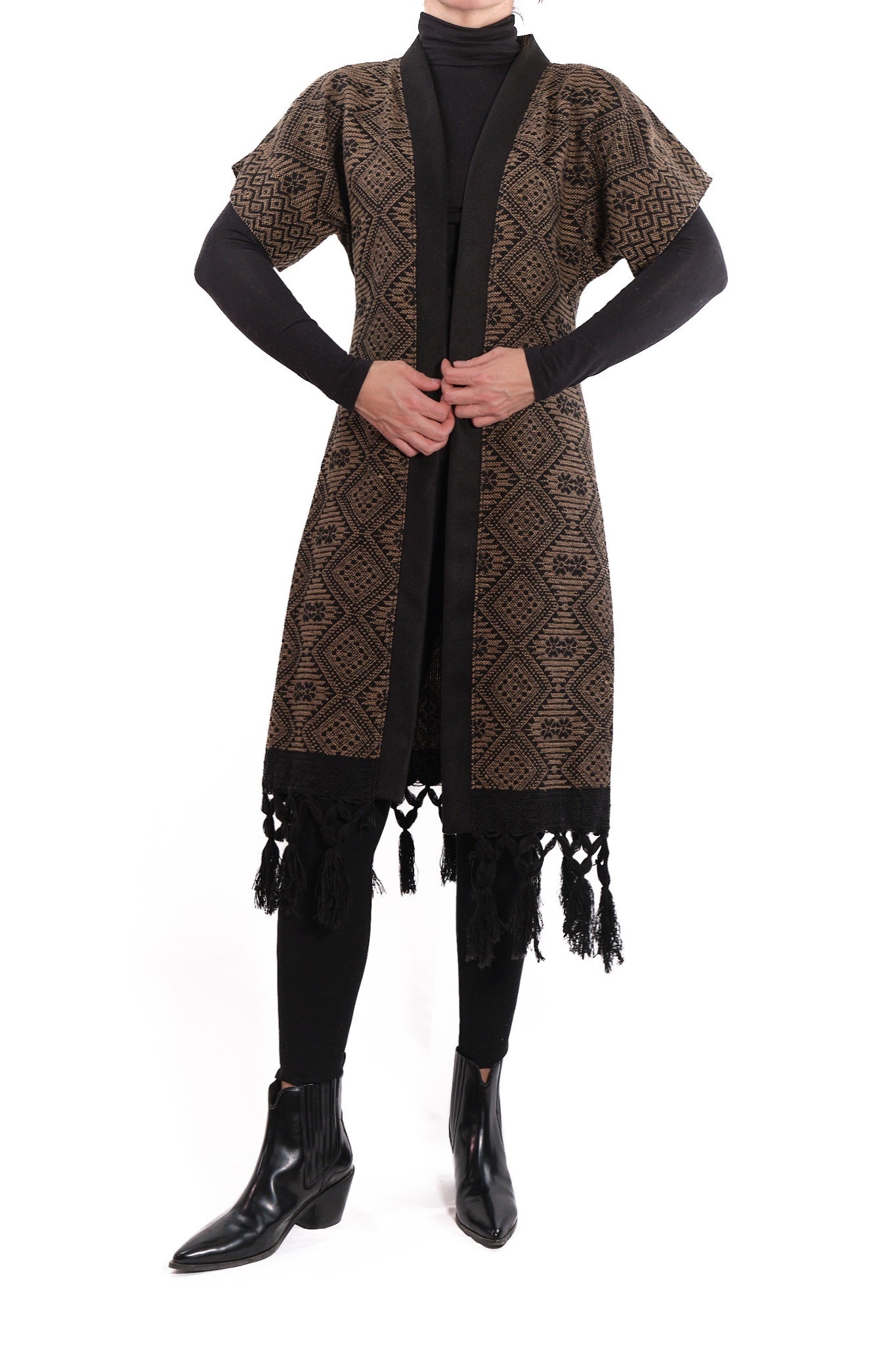 Kibozo Cape brown black FRONT