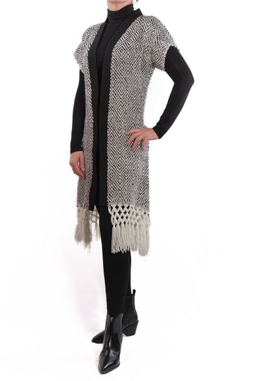 Kibozo Black with white bangs SIDE