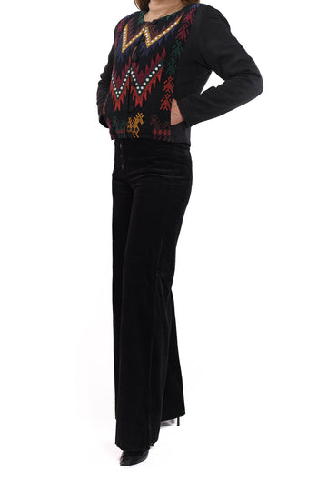 Arcoiris Torera Jacket black autum embroidery