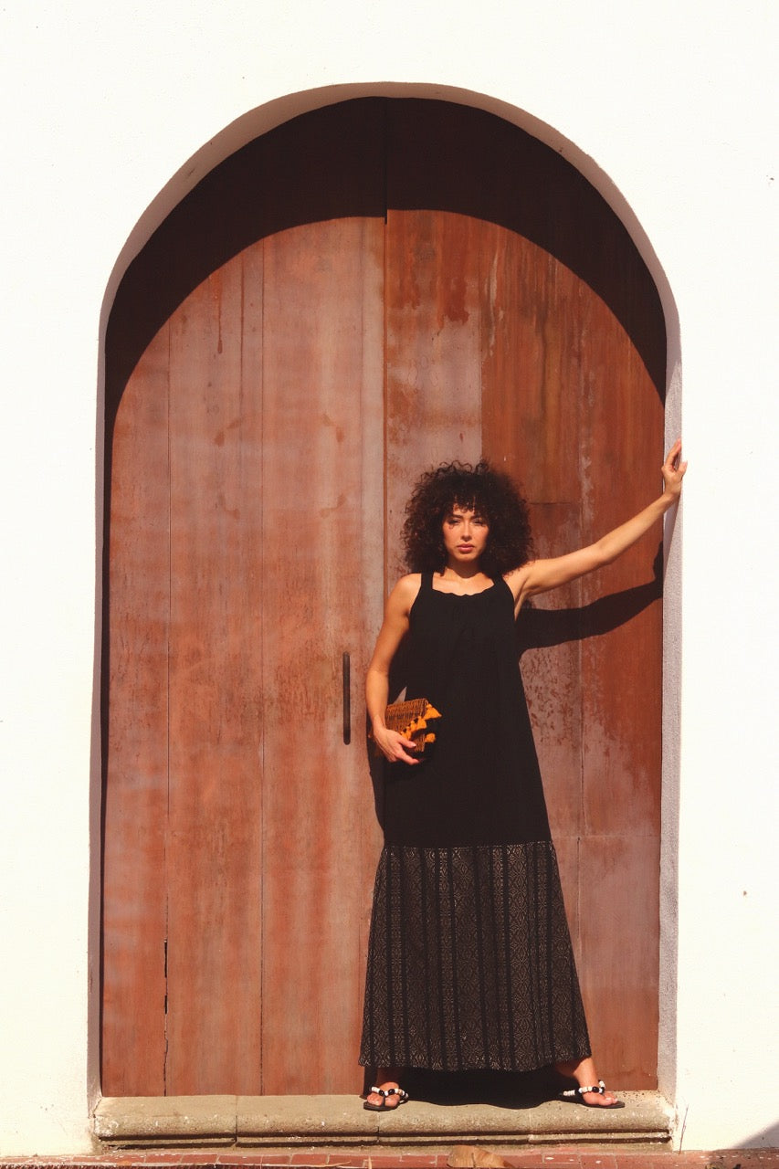 Mitla dress black front