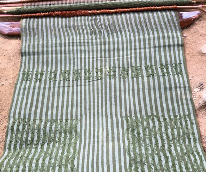 Huipil embroidered by artisan Florencia Lorenzo