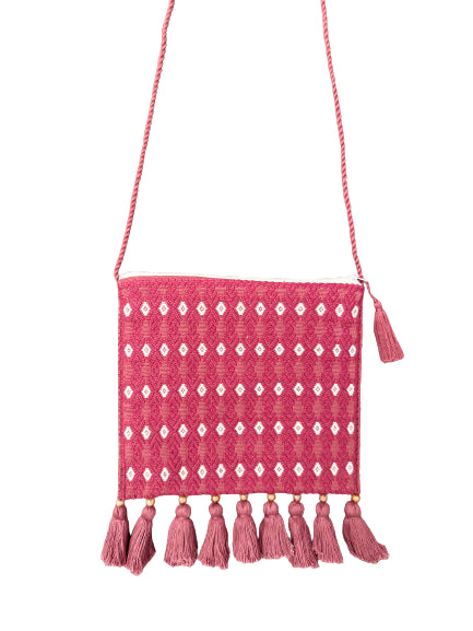 Ofelia bag pink and ecru