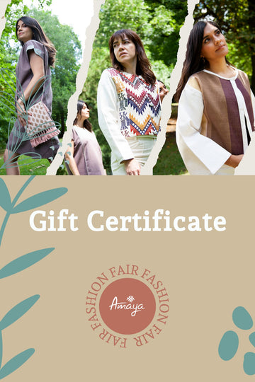 Amaya Clothing Gift Certificate